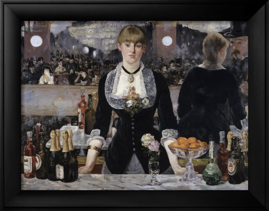 Bar at the Folies, Bergeres - Edouard Manet Painting